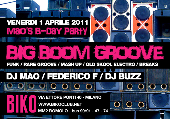 BIG BOOM GROOVE!